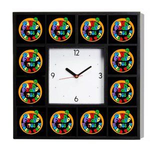 Pink Floyd 1968 World Tour around the Clock with 12 surrounding images